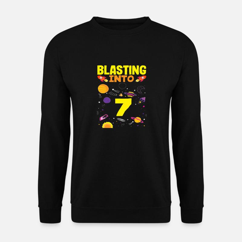 Aventure spatiale du 7e anniversaire - Sweat-shirt Unisexe - noir