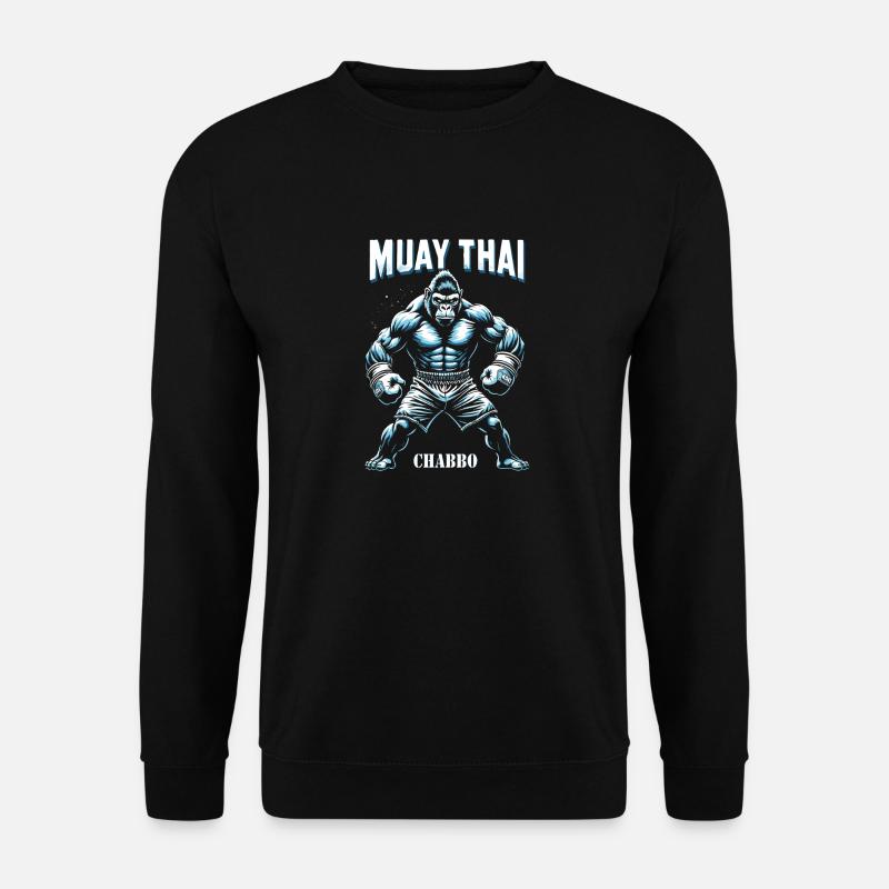 Muay Thai Boxing - Unisex Sweatshirt - black