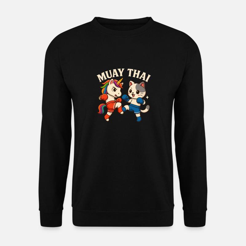 Muay Thai Boxing - Unisex Sweatshirt - black