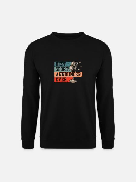 Annonceur sportif drôle - Sweat-shirt Unisexe - noir