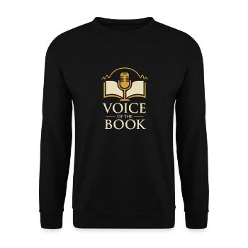 The Audiobook Narration Club Audio Storyteller - Unisex Sweatshirt - black - Front - Alina (178cm) & Michal (187cm)