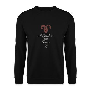 Das Bewusstsein Für Eltern Für Die Entscheidung - Unisex Pullover - Schwarz - Vorne - Alina (178cm) & Michal (187cm)