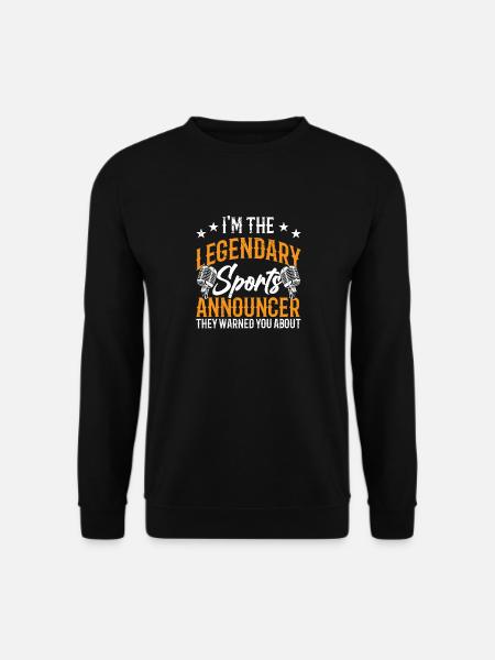 Funny Sports Announcer - Unisex Sweatshirt - black