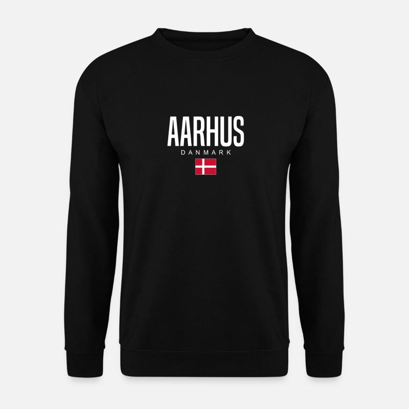 Aarhus, Denmark - Unisex Sweatshirt - black