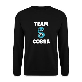 cobra - Sweat-shirt Unisexe - noir - Devant - Alina (178cm) & Michal (187cm)