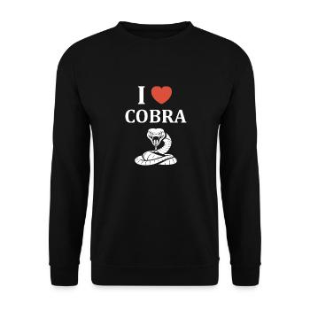 cobra - Sweat-shirt Unisexe - noir - Devant - Alina (178cm) & Michal (187cm)