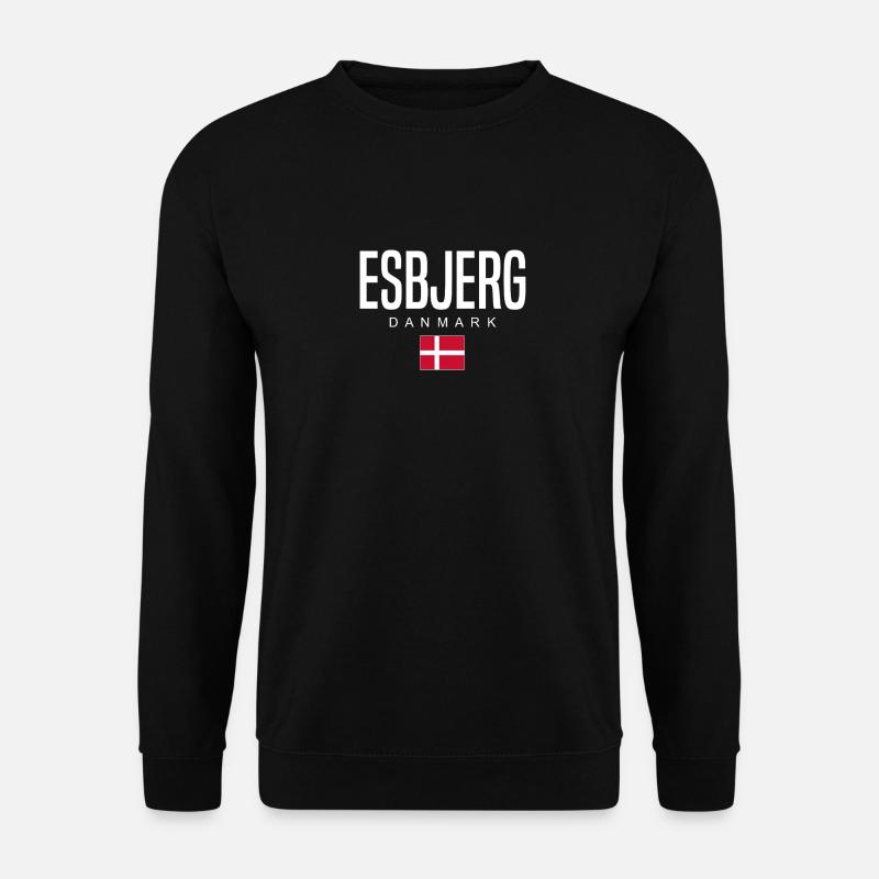 Esbjerg, Danemark - Sweat-shirt Unisexe - noir