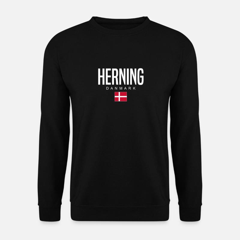Herning, Denmark - Unisex Sweatshirt - black