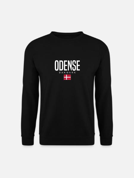 Odense, Denmark - Unisex Sweatshirt - black