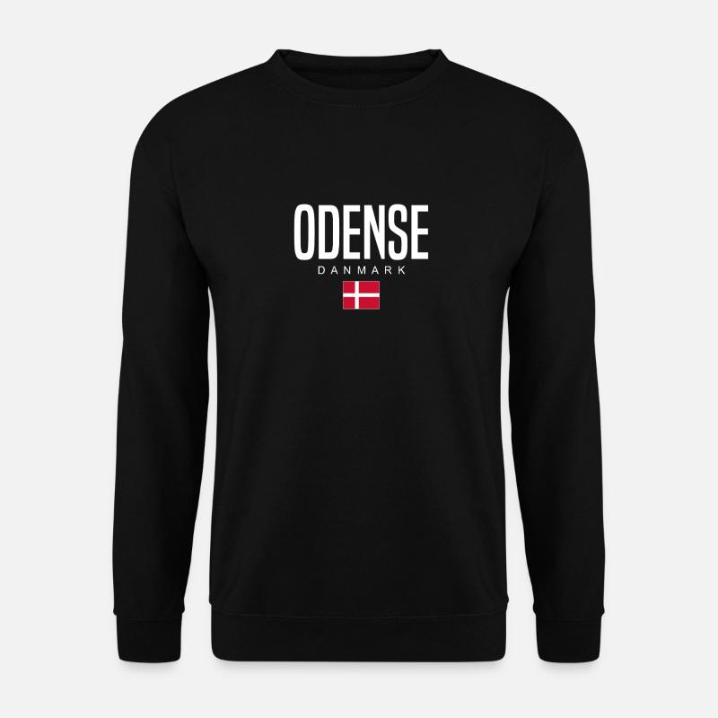 Odense, Denmark - Unisex Sweatshirt - black