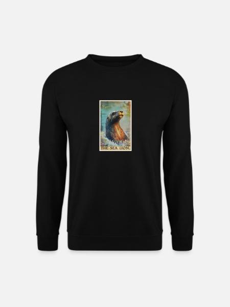 Seelöwen Seelöwe - Unisex Pullover - Schwarz