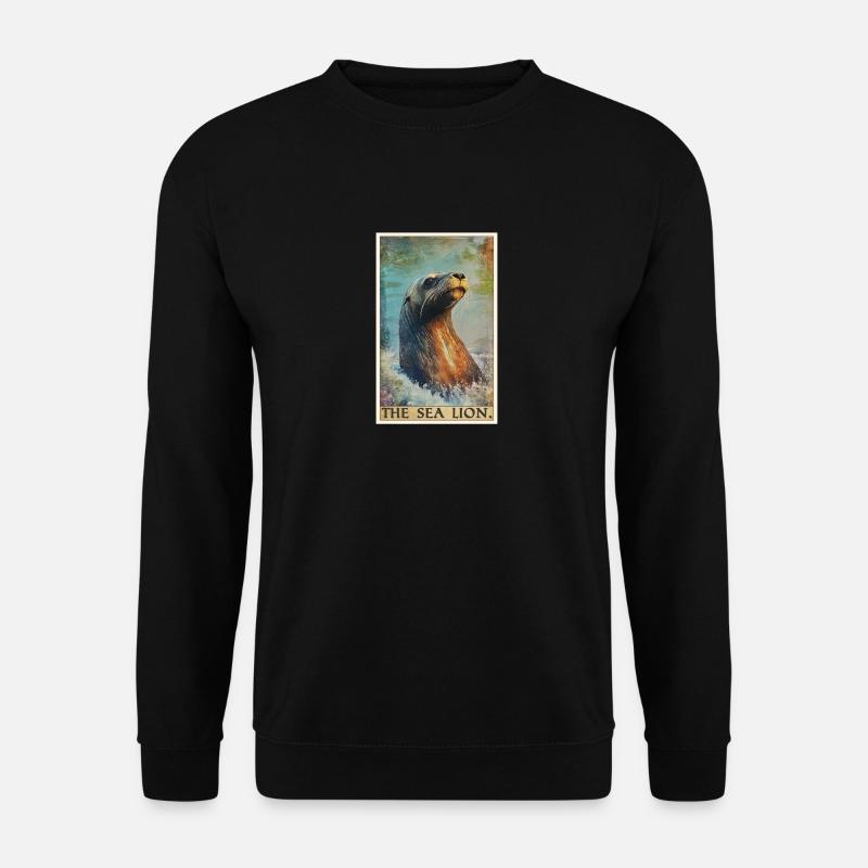 Seelöwen Seelöwe - Unisex Pullover - Schwarz