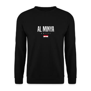 Al Minya Egypt - Unisex Sweatshirt - black - Front - Alina (178cm) & Michal (187cm)