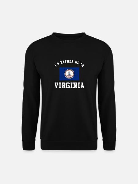 I'd Rather Be In Virginia - Unisex Sweatshirt - black