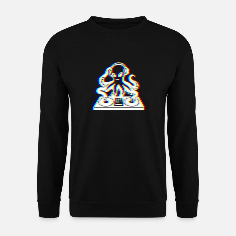 Kraken Glitch – Ta Bande Son! - Sweat-shirt Unisexe - noir