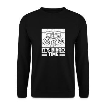 Bingo Player Time Bingo - Sweat-shirt Unisexe - noir - Devant - Alina (178cm) & Michal (187cm)