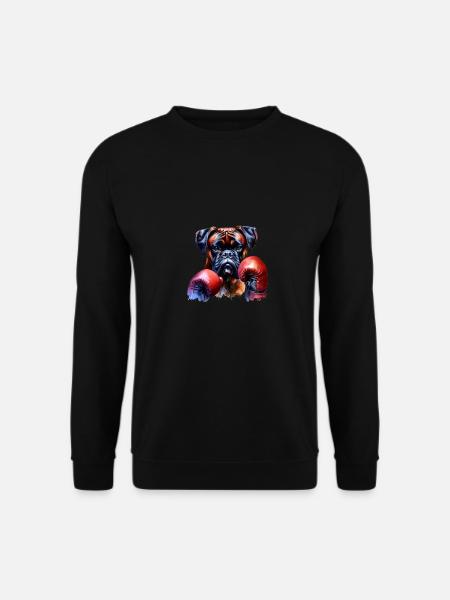 Dog Boxers Dog Pet Boxing - Unisex Sweatshirt - black