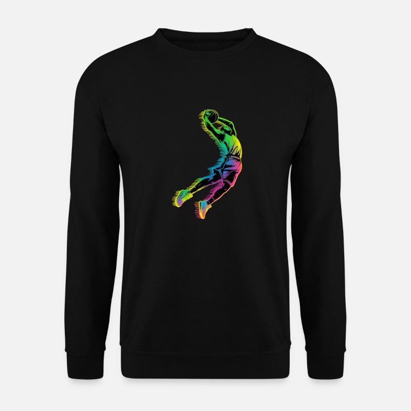 Basketball-dunk - Unisex Pullover - Schwarz