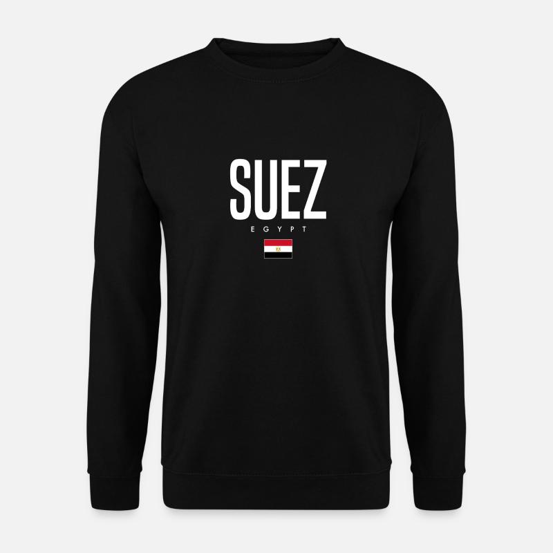 Suez Égypte - Sweat-shirt Unisexe - noir