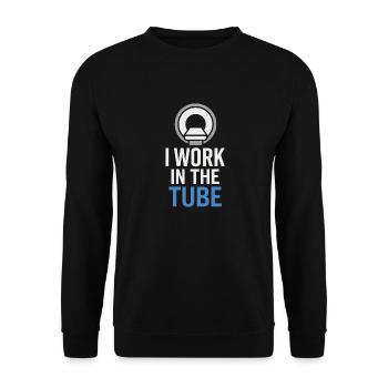 MRI Technologist Radiology Magnetic Resonance - Unisex Sweatshirt - black - Front - Alina (178cm) & Michal (187cm)