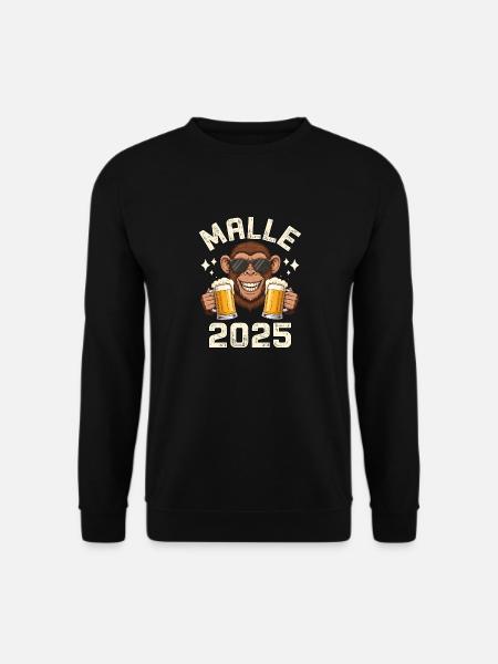 Malle 2025 Monkeys - Unisex Sweatshirt - black