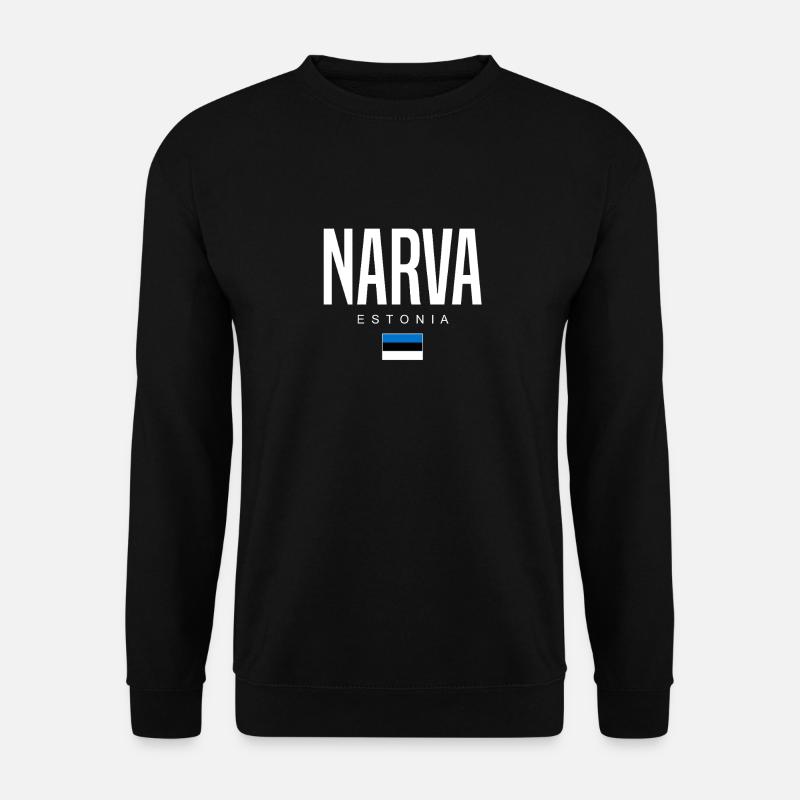 Narva, Estonia - Unisex Sweatshirt - black