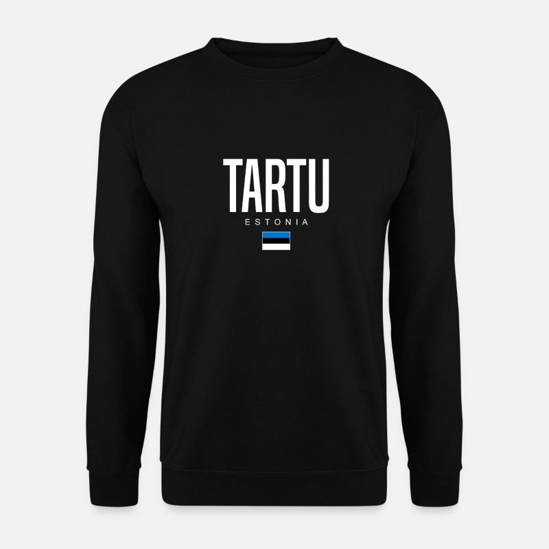 Tartu, Estonie - Sweat-shirt Unisexe - noir