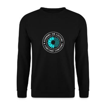 Trouble anxieux Trouble anxieux - Sweat-shirt Unisexe - noir - Devant - Alina (178cm) & Michal (187cm)