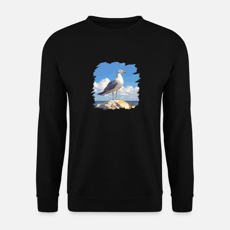 Seagulls Seagull - Unisex Sweatshirt - black