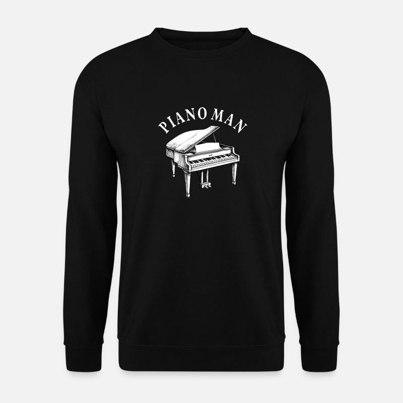 Mr PIANO - Unisex Pullover - Schwarz