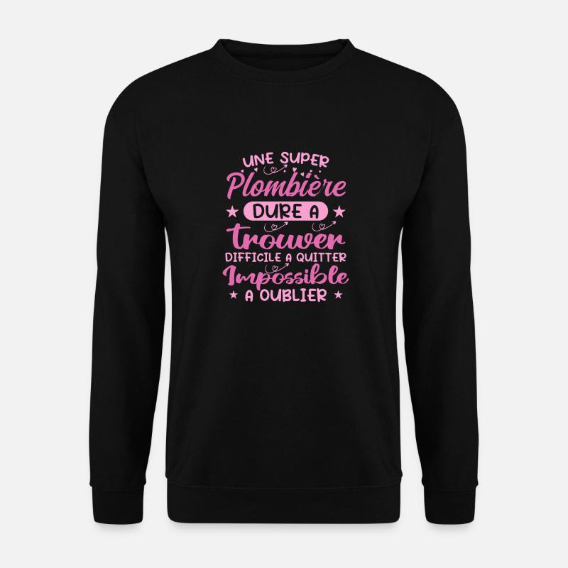 A Super Plumber - Plumber Gift - Unisex Sweatshirt - black
