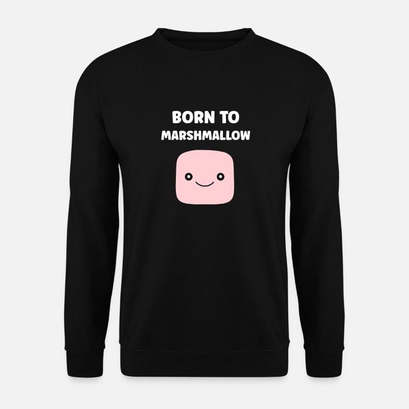marshmallow - Unisex Sweatshirt - black