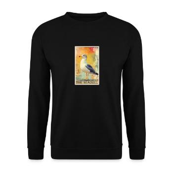 Seagulls Seagull - Unisex Sweatshirt - black - Front - Alina (178cm) & Michal (187cm)
