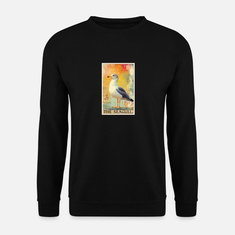 Seagulls Seagull - Unisex Sweatshirt - black