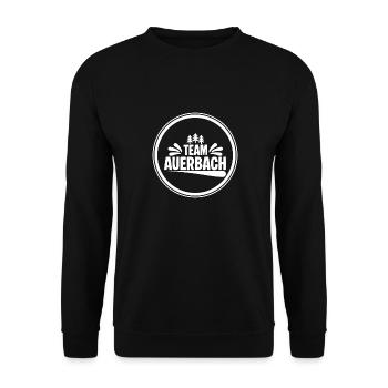 Team Auerbach - Unisex Pullover - Schwarz - Vorne - Alina (178cm) & Michal (187cm)