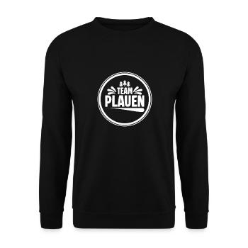 Team Plauen - Unisex Pullover - Schwarz - Vorne - Alina (178cm) & Michal (187cm)