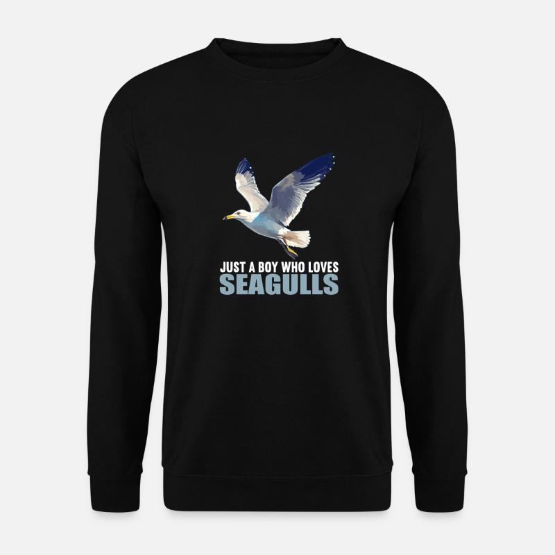 Möwen Möwe - Unisex Pullover - Schwarz