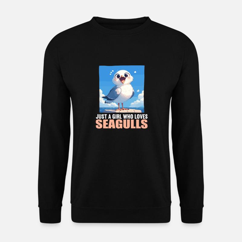 Seagulls Seagull - Unisex Sweatshirt - black