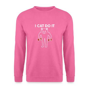 Je le fais - Sweat-shirt Unisexe - rose - Devant
