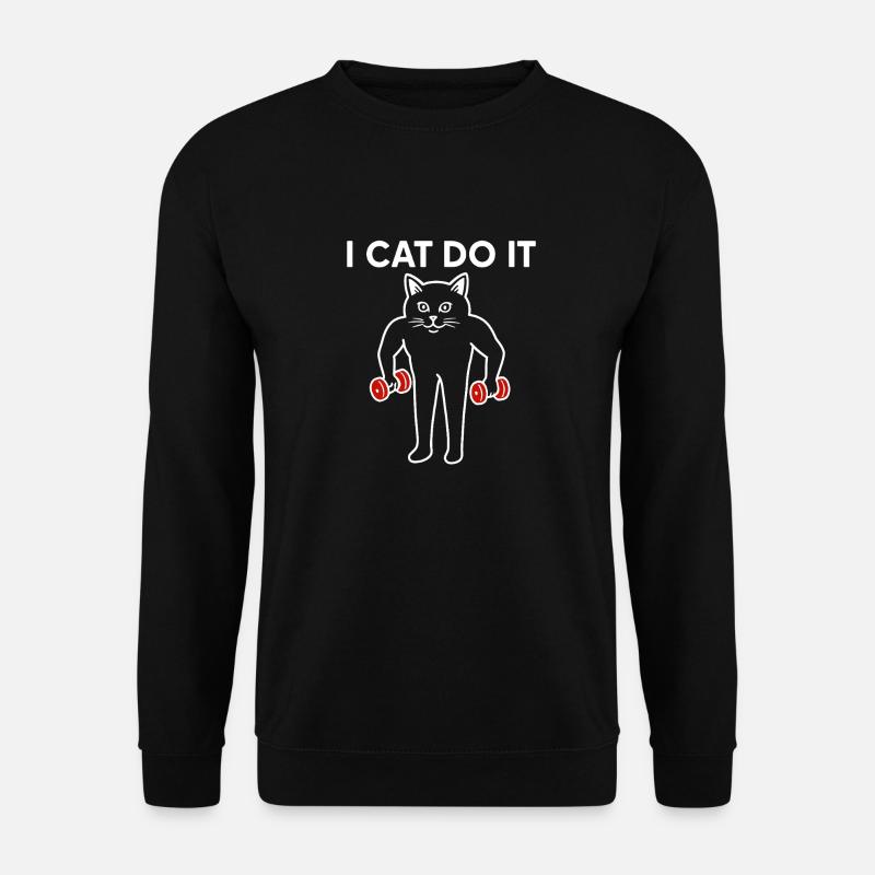 Ich Katze mach es - Unisex Pullover - Schwarz
