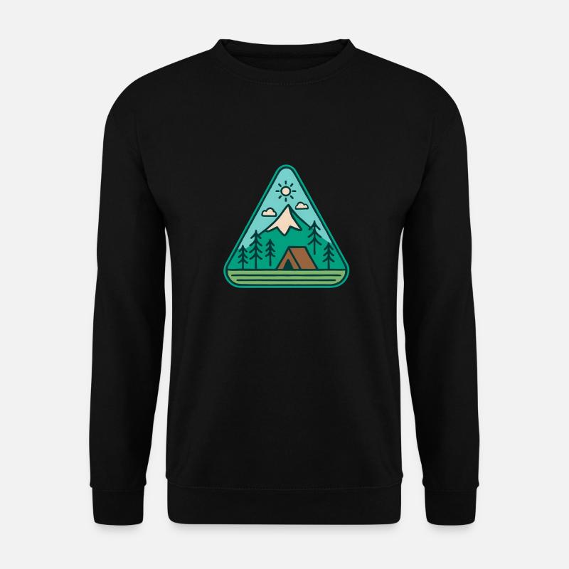 Abenteuer im Freien - Unisex Pullover - Schwarz