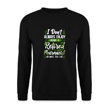 Technicien en pharmacie - Sweat-shirt Unisexe - noir - Devant - Alina (178cm) & Michal (187cm)