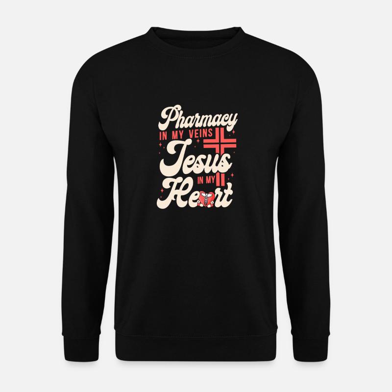 Pharmacy Tech Technician - Unisex Sweatshirt - black