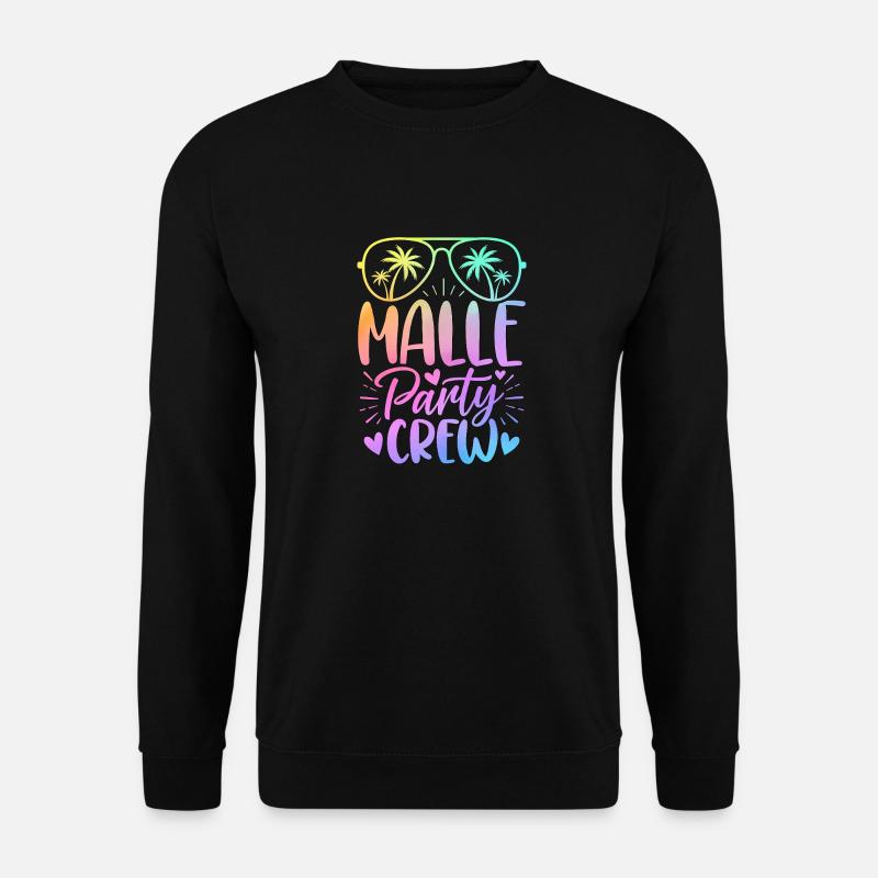 Malle Party Crew - Unisex Pullover - Schwarz