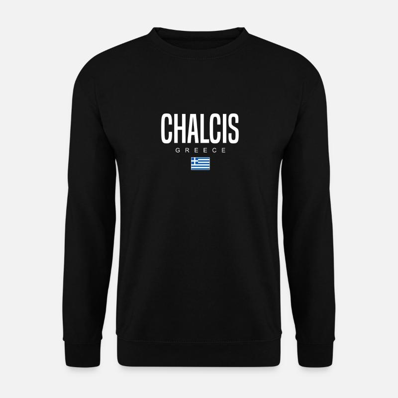 Chalcis, Greece - Unisex Sweatshirt - black