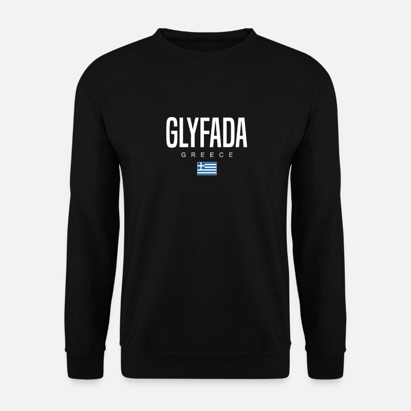 Glyfada, Grèce - Sweat-shirt Unisexe - noir
