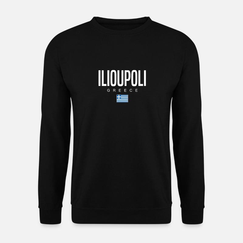 Ilioupoli, Grèce - Sweat-shirt Unisexe - noir