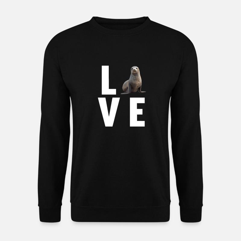 Joints, Phoque - Sweat-shirt Unisexe - noir