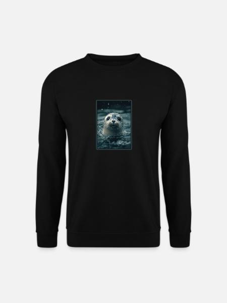 Robben Robbe - Unisex Pullover - Schwarz