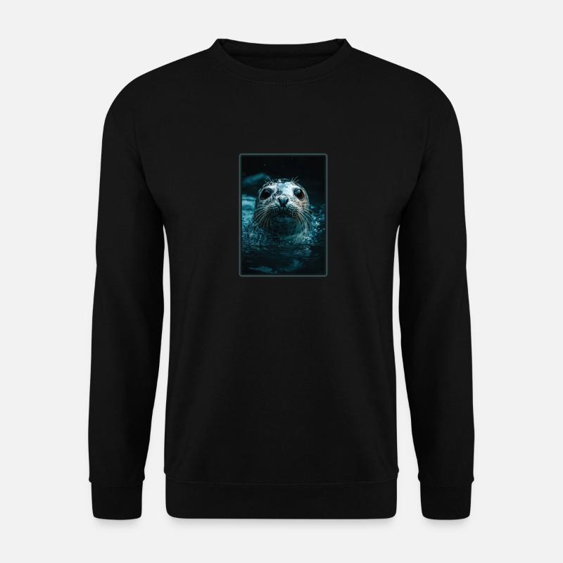 Robben Robbe - Unisex Pullover - Schwarz